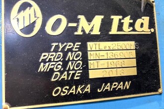 2013 O-M VTLEX2500M Vertical Boring Mills (incld VTL) | Japan Machine Tools, Corp. (6)